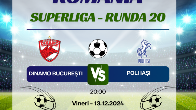 Dinamo București vs Poli Iași